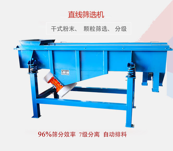 直線篩選機(jī)用于篩選、分級(jí)各種粉末、顆粒